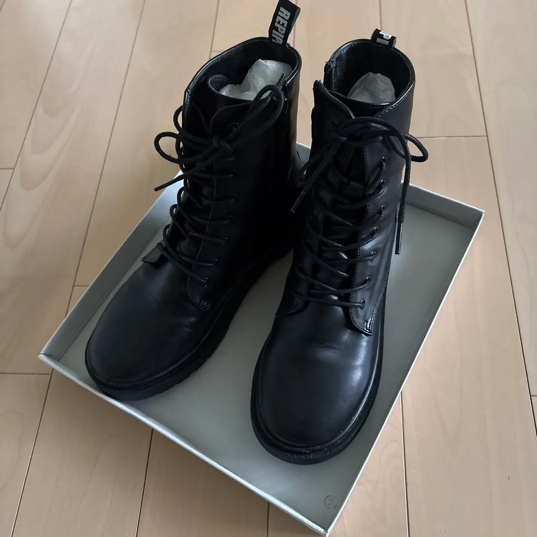 Thumbnail of repipi armario Black Lace-up Boots, Size L