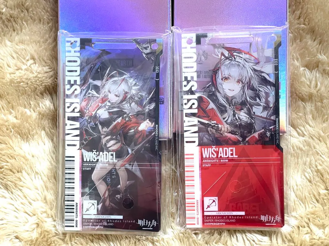 アークナイツ　通行認証　W （ウィシャデル） アークナイツ 通行認証 W （ウィシャデル） キーホルダー