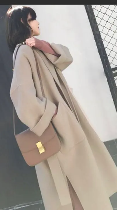 Thumbnail of New Big Silhouette Chester Coat Ivory Cream