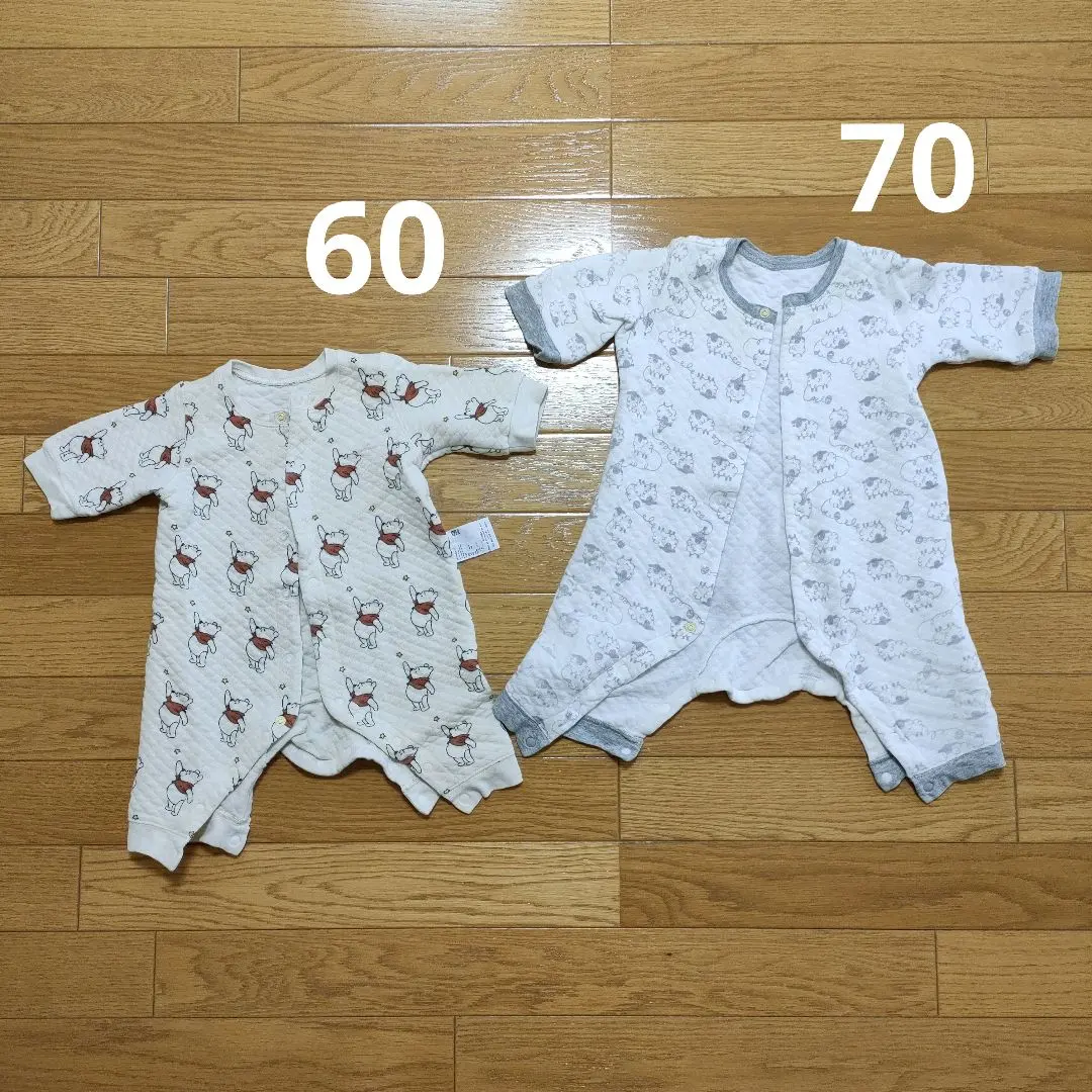 Thumbnail of Two Uniqlo quilted coveralls