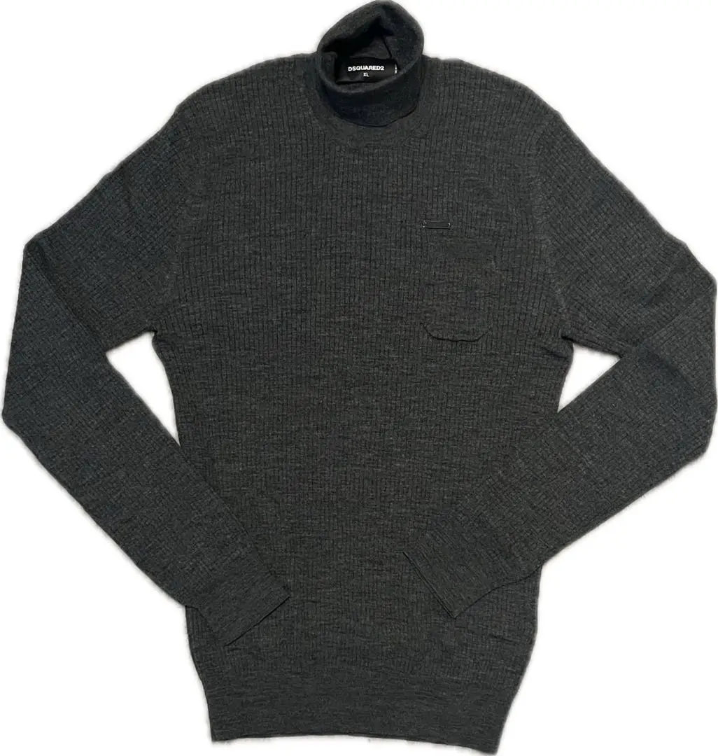 DSQUARED2 ICON セーター ブラック S※一度のみ使用 DSQUARED2 ディースクエアード メンズニット セーター S74HA1290
