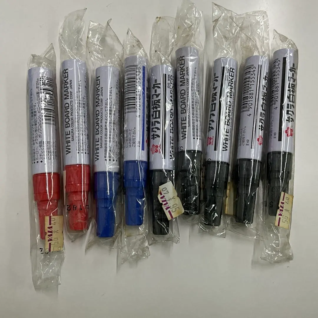 Thumbnail of Sakura Cray-Pas Whiteboard Markers: Black (5), Red (2), Blue (2), Oil-based, WBK, Total 9