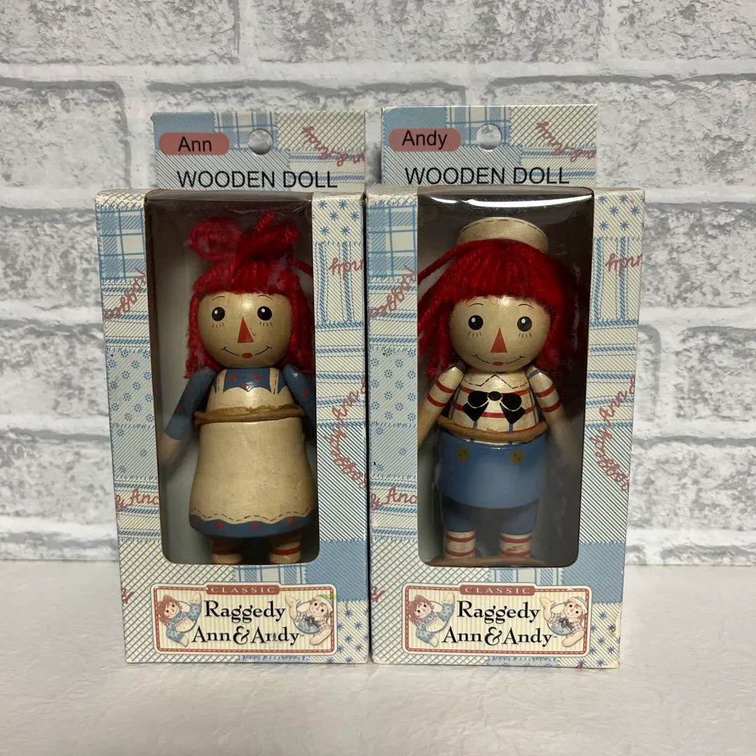 ラガディ アン＆アンディ アンティーク木製人形 ラガディ アン\u0026アンディ アンティーク ビンテージ アンディくん 人形
