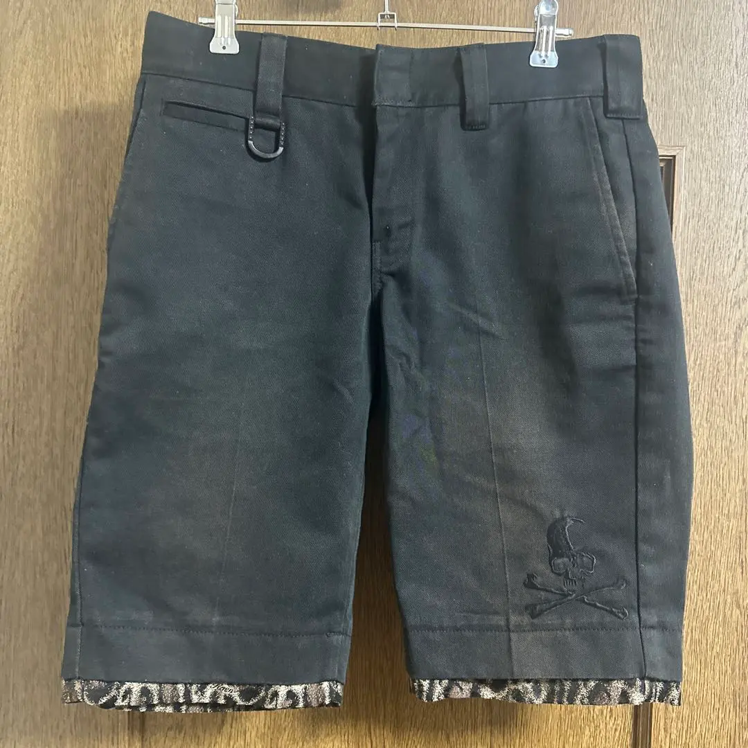 roen ヒョウ柄 フェイクファーカーゴショートパンツ 目立つ！