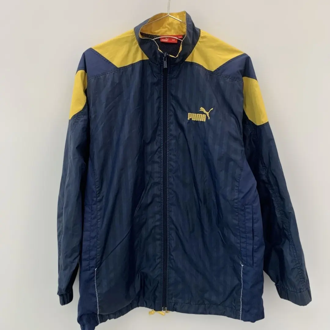 Thumbnail of D37 PUMA Windbreaker Navy/Yellow 160