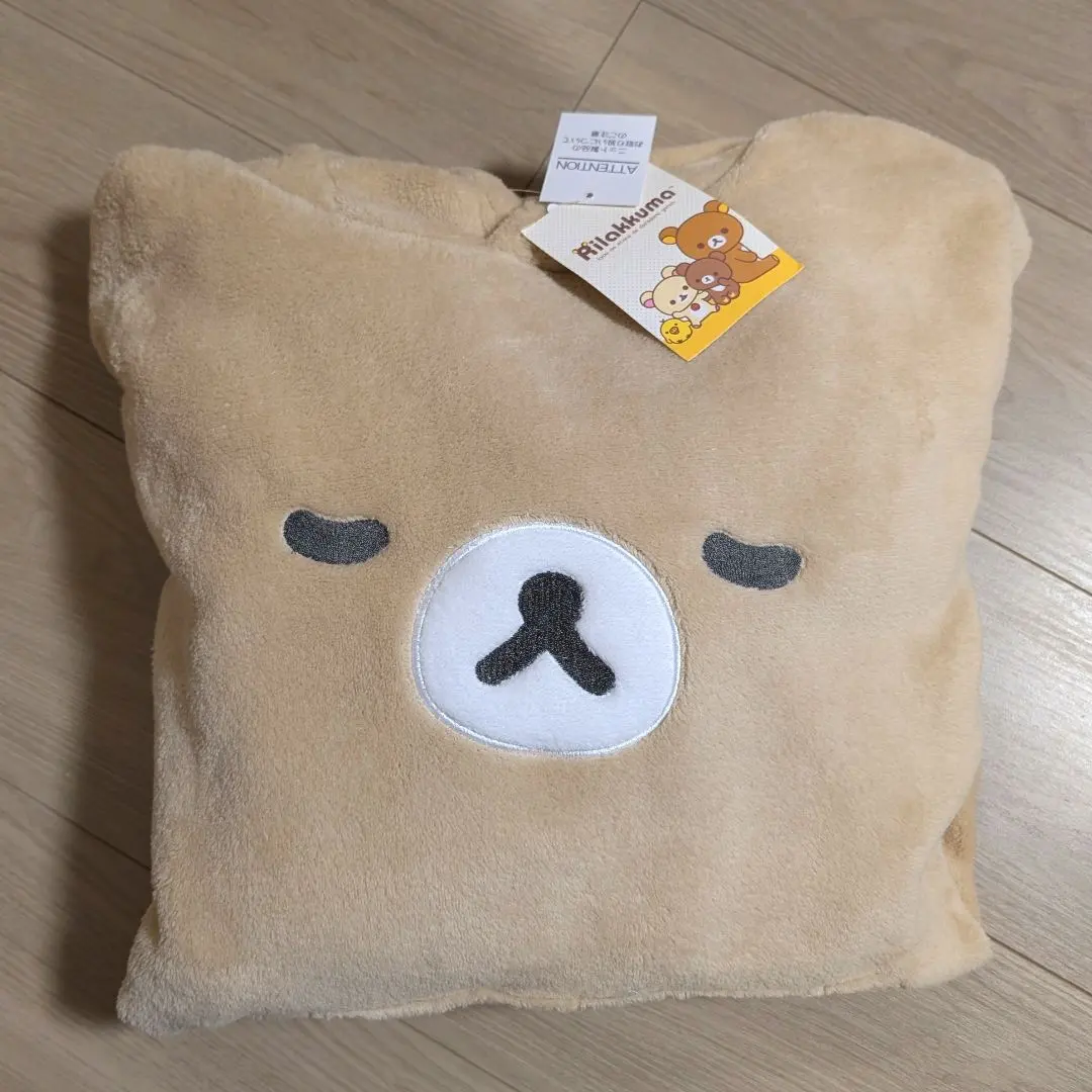 鬆弛熊 附耳朵 附尾巴 法蘭絨毛絨連帽外套 Rilakkuma Store 的縮圖