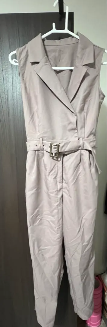 Thumbnail of Beige sleeveless jumpsuit