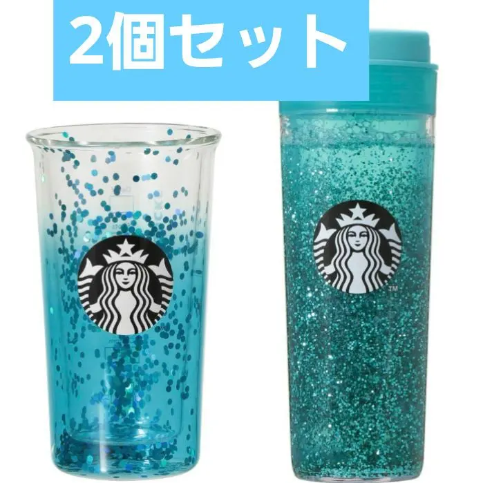 Thumbnail of Starbucks Double Wall Heat Resistant Glass Turquoise & Water in Tumbler Turquoise