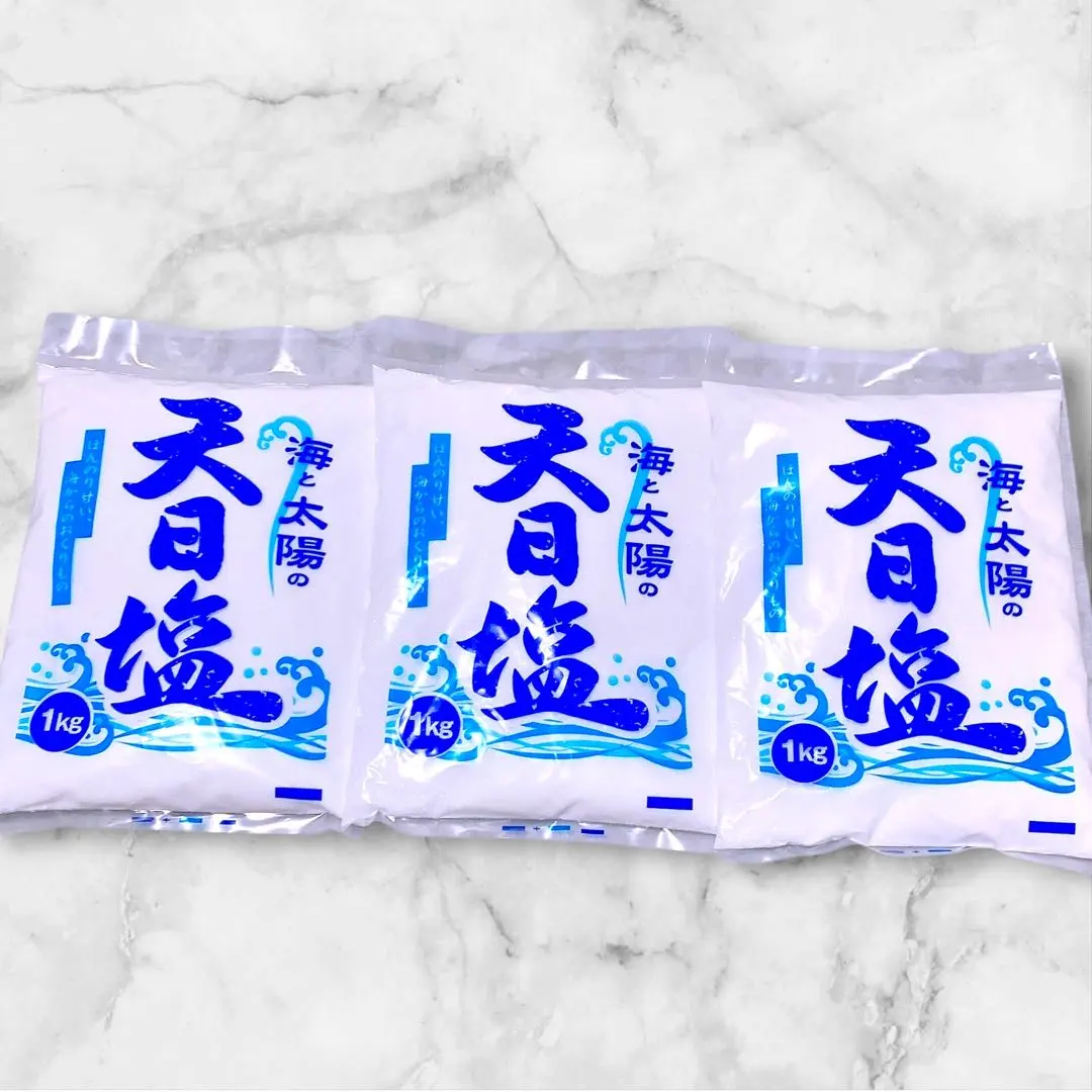 Thumbnail of Tenjibi Salt: Sea and Sun Dried 1kg x 3 bags