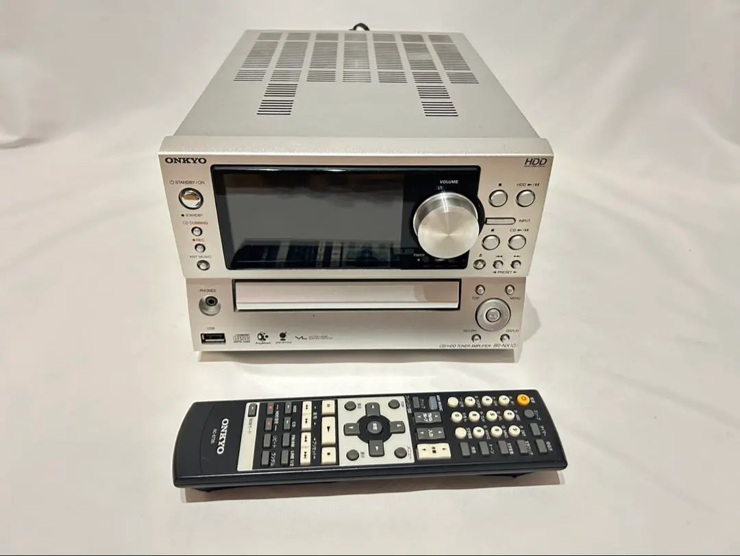 ONKYO BR-NX10 ミニコンポ HDD付き HDD搭載！機能満載機種！】ONKYO 複合コンポ BR-NX10A CD/HDD