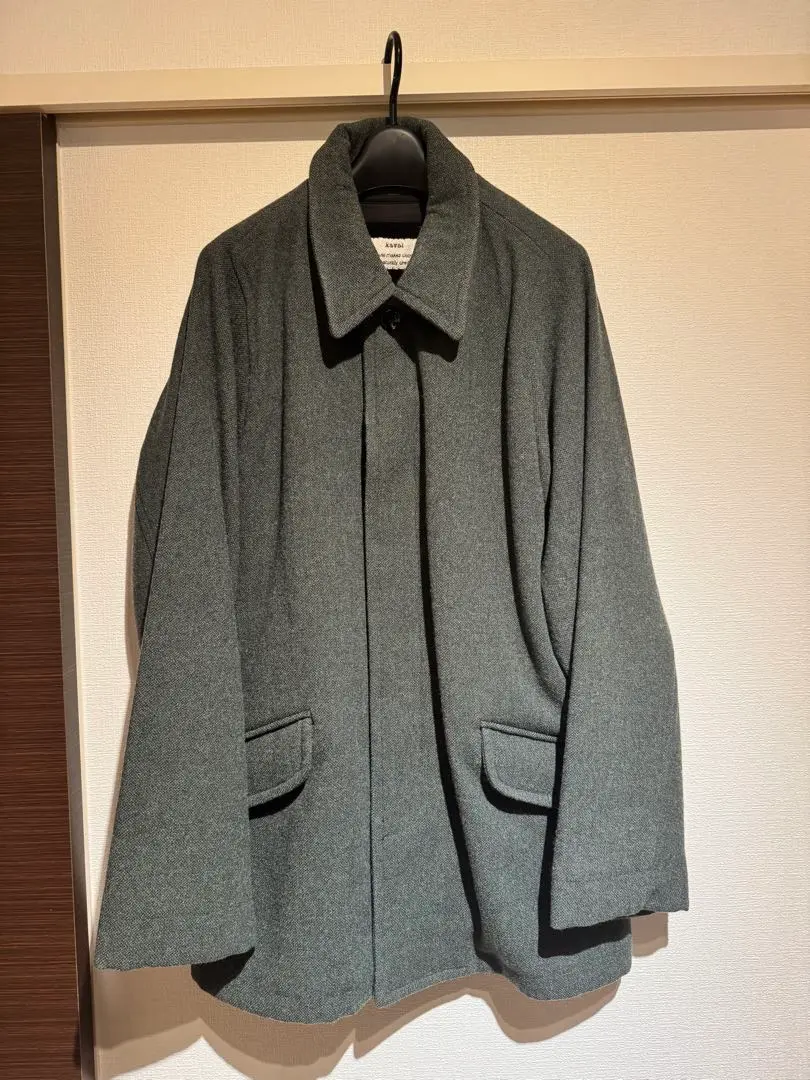 ジャケット・アウター kaval indigo linen coat kaval indigo linen coat