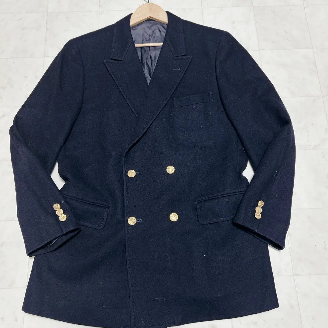 Thumbnail of Excellent condition J.PRESS J.Press Navy Blazer Gold Buttons Double Breasted L Size