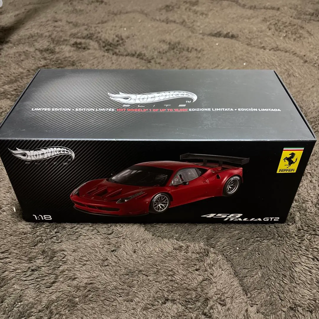 美泰 HOT WHEELS ELITE 法拉利 458 ITALIA GT2 的縮圖