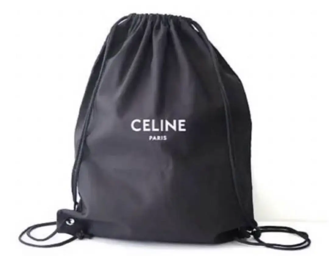 Used 展示品】 セリーヌ CELINE ノベルティ 巾着リュックサック