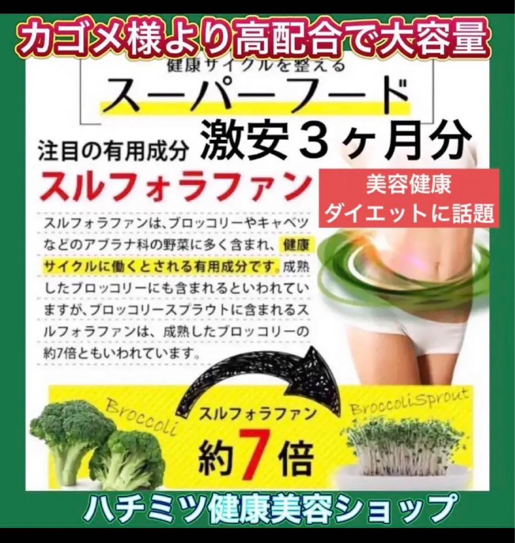 來自KAGOME的高濃度❗️蘿蔔硫素 西蘭花芽備受矚目的美容健康補充劑 的縮圖