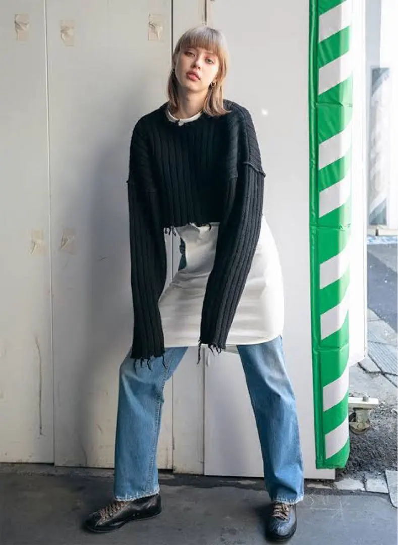 Thumbnail of perverze Perverze Short Length Damaged Knit