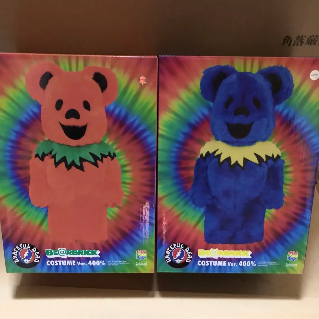 ベアブリック　be@rbrick　ダンシング ベアーズ　レインボー C.J.MART / BE@RBRICK GRATEFUL DEAD DANCING BEAR RAINBOW Ver.100%
