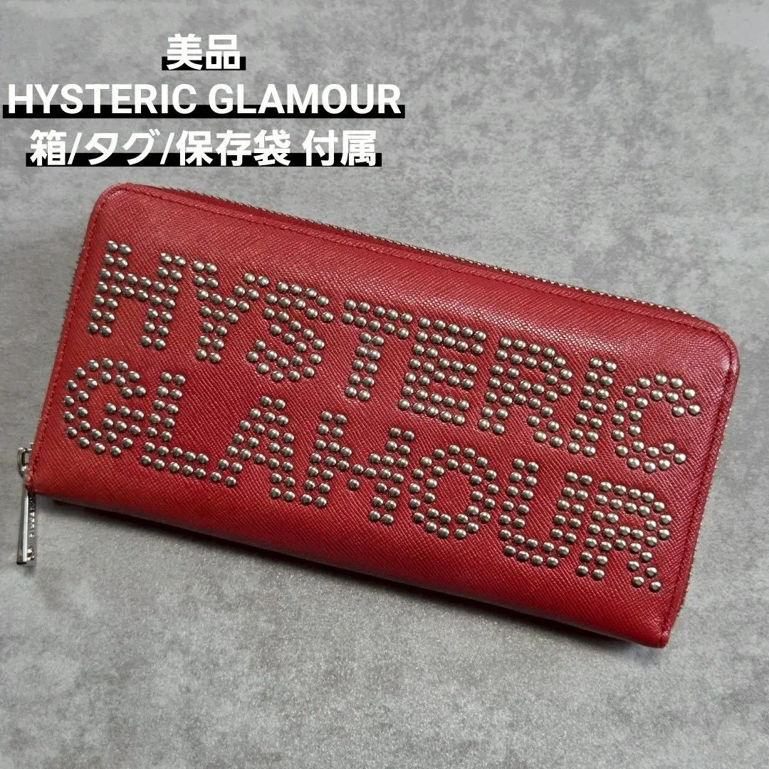 1989H.a.g.a　ヒステリックグラマー　長財布　中古 HYSTERIC GLAMOUR ヒステリックグラマー ネイビー 長財布 - メルカリ