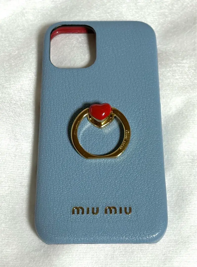 新品未使用 miumiu iPhone12mini ケース MIU MIU クリスタル iPhone12 miniケース