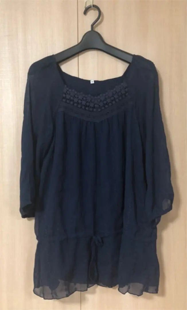 Thumbnail of ② Floral Lace and Embroidery ★ Chiffon Tunic