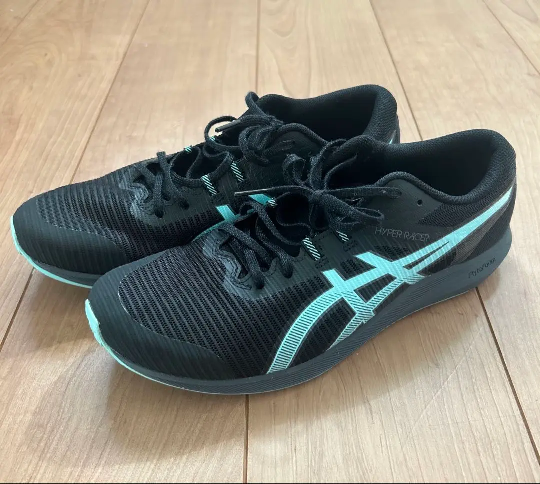 値下げアシックス ハイパーレーサー　24センチ ASICS HYPER RACER (UNISEX) BLACK/GUNMETAL – Runtrip Store