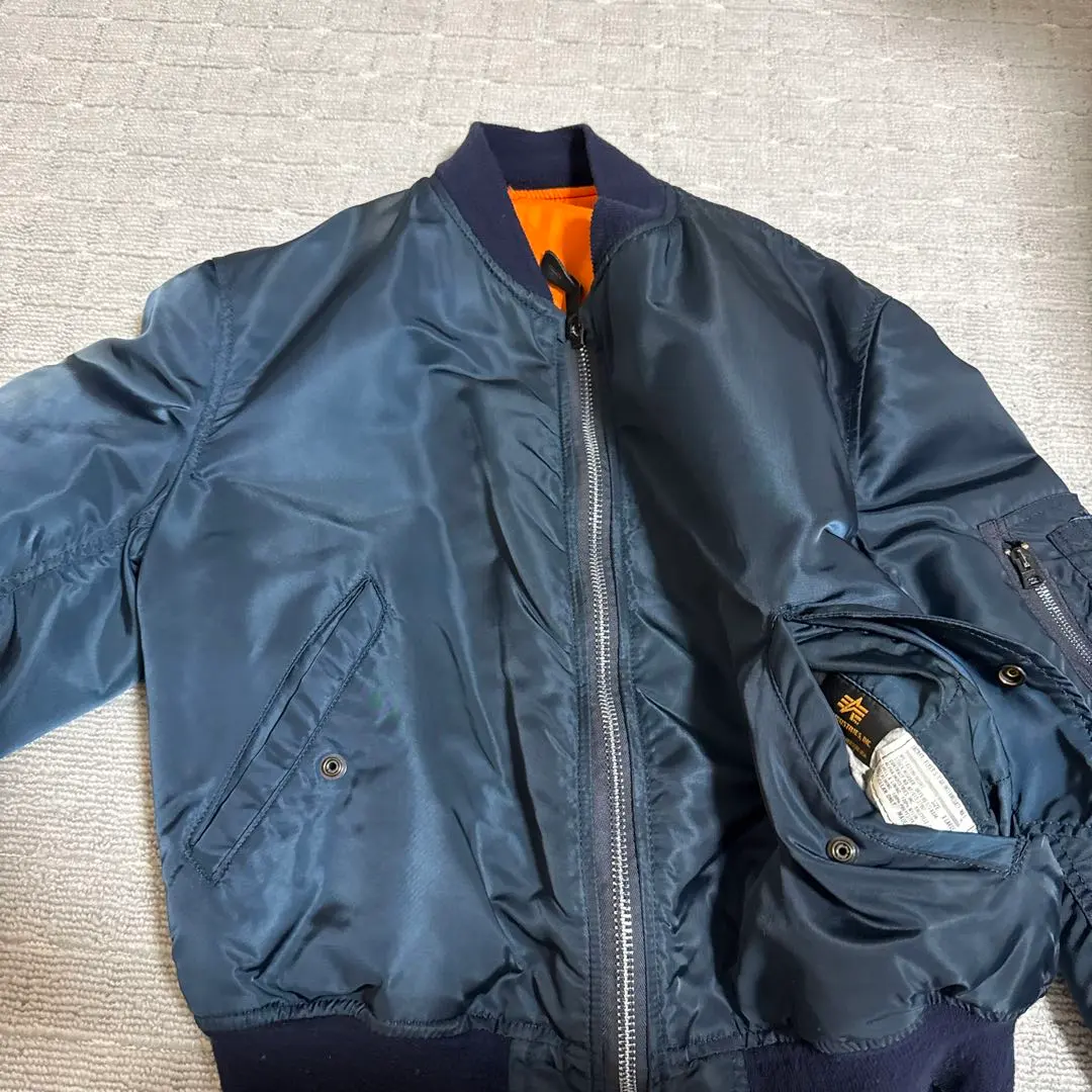 ALPHA MA-1 夾克 海軍藍 的縮圖