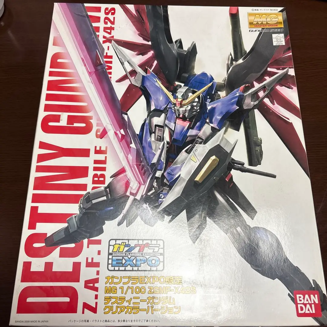 (未使用･未開封品)　MG 1/100 デスティニーガンダム クリアカラーバージョン ガンプラEXPO og8985z Amazon | MG 1/100 デスティニーガンダム クリアカラー