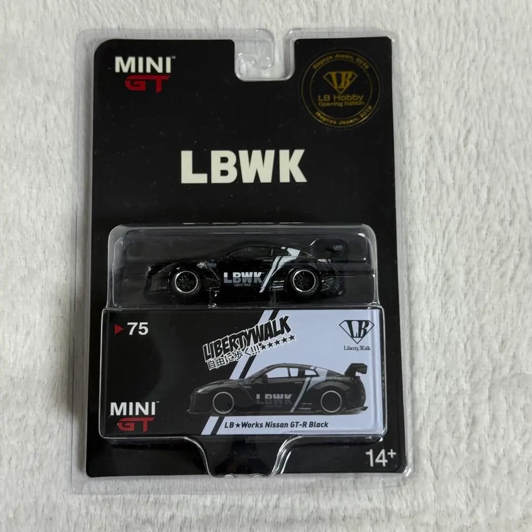 Thumbnail of MINI GT 1/64 LB Works Nissan GT-R Black Rare LBWK