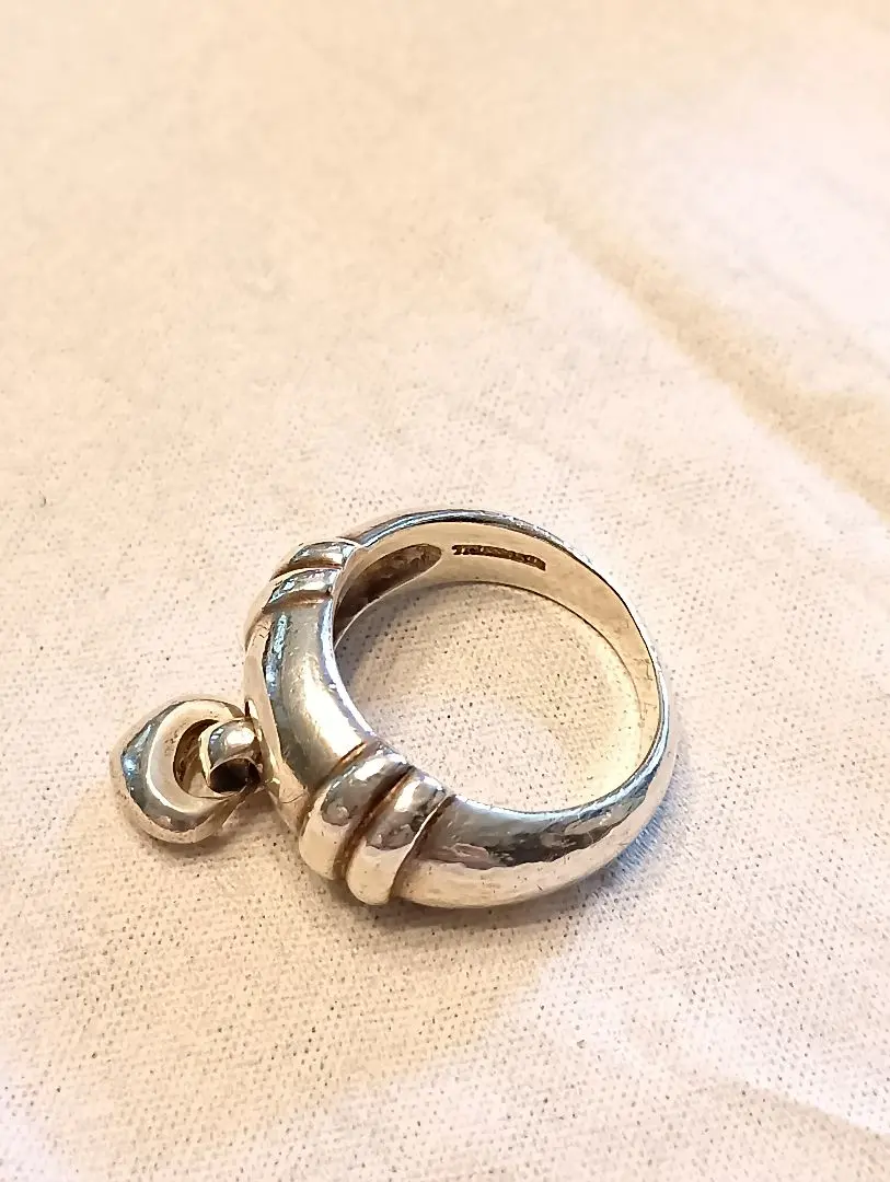 TRUSSARDI シルバー 18k リング✨ 9号 TRUSSARDI シルバー 18k リング✨ 9号