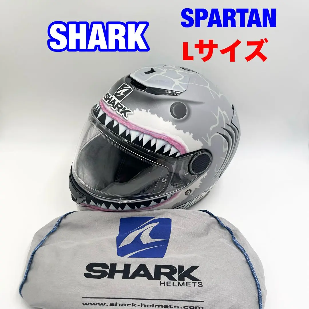 シャーク　スパルタン　ロレンソ　レプリカ　shark サメ Shark Spartan Replica Lorenzo Austrian GP Mat ヘルメット