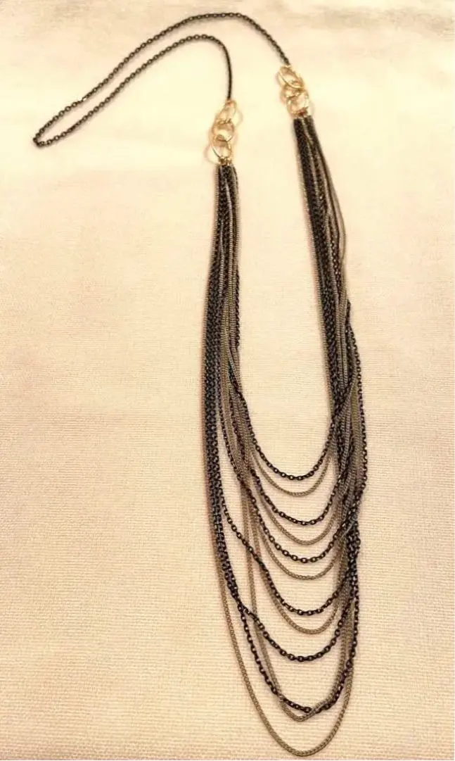 Thumbnail of Necklace Gold Black