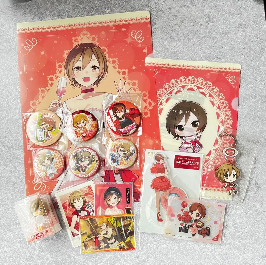 Thumbnail of MEIKO clear file lottery acrylic stand can badge Magical Mirai