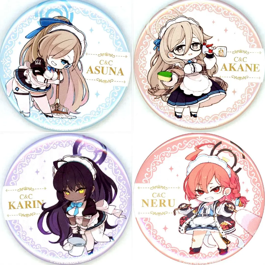 ブルーアーカイブ 韓国限定 C&C アニプラス トートバッグ 缶バッジ セブンイレブン 冬ギフト 2024 ブルーアーカイブ ブルアカ