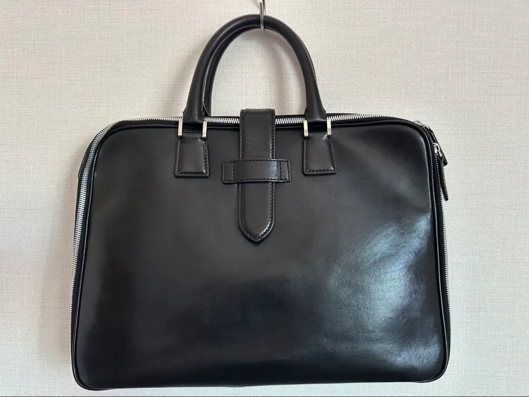 【定価8.1万・高級】GINZA TANIZAWA ダレスバッグ ビジネス 黒 極上☆銀座タニザワ/TANIZAWA【定価￥198,000-☆ブライドル