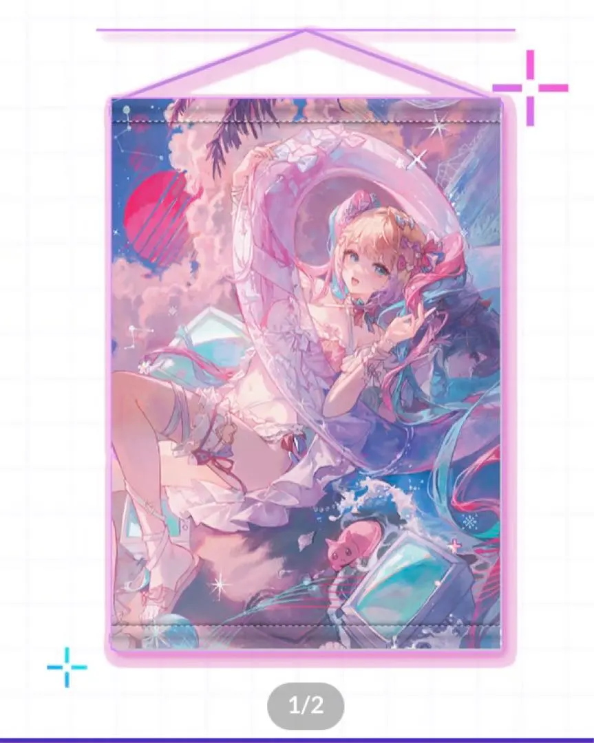 NEEDY GIRL OVERDOSE 東西KV等身大タペストリー 超てんちゃん NEEDY GIRL OVERDOSE 東西KV等身大タペストリーver超てんちゃん