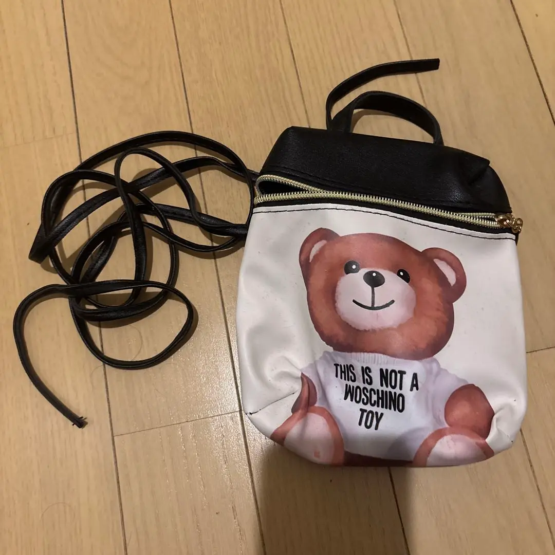 MOSCHINO テディベア刺繍 バッグ 黒 2025年最新】moschino バッグ くまの人気アイテム - メルカリ