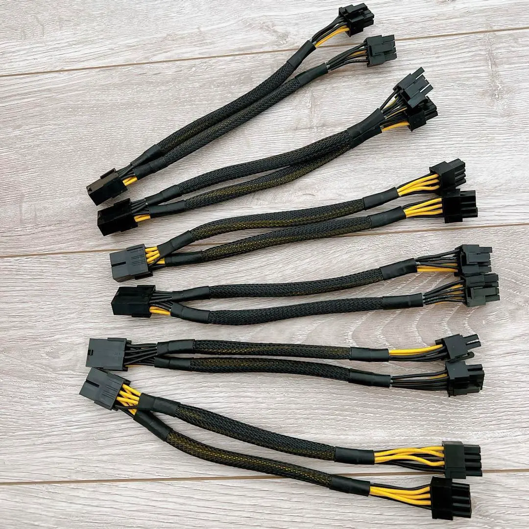 GPU VGA PCIe 8 針母轉雙 2X8 針 6 針 的縮圖