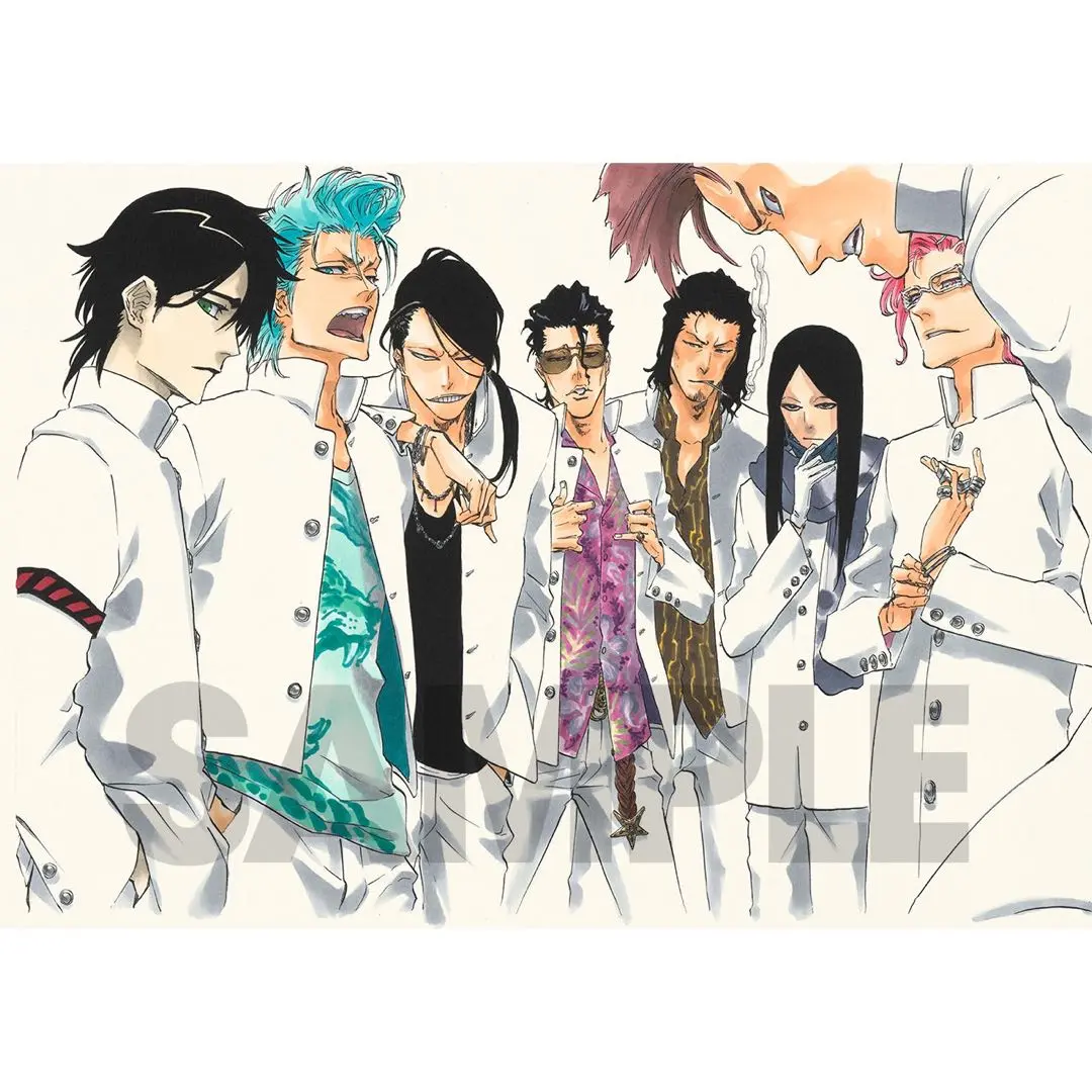 BLEACH ジャンプ展　ファン感謝デー　特典　朽木白哉　複製原画 BLEACH ジャンプ展 ファン感謝デー 特典 朽木白哉 複製原画