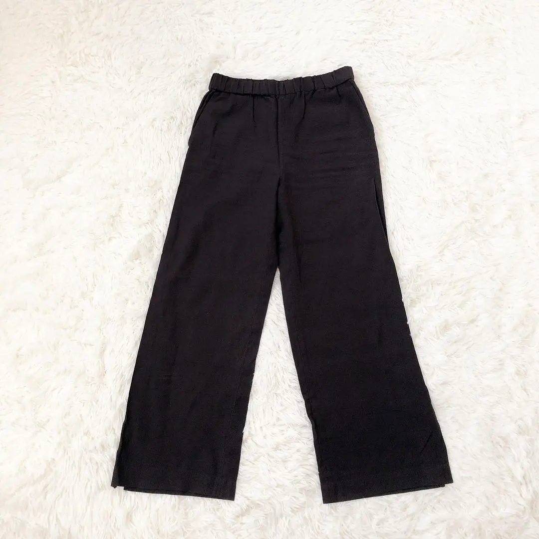 Thumbnail of relume Easy Pants, Thin, Side Slit, Elastic Waist, Black, Size S