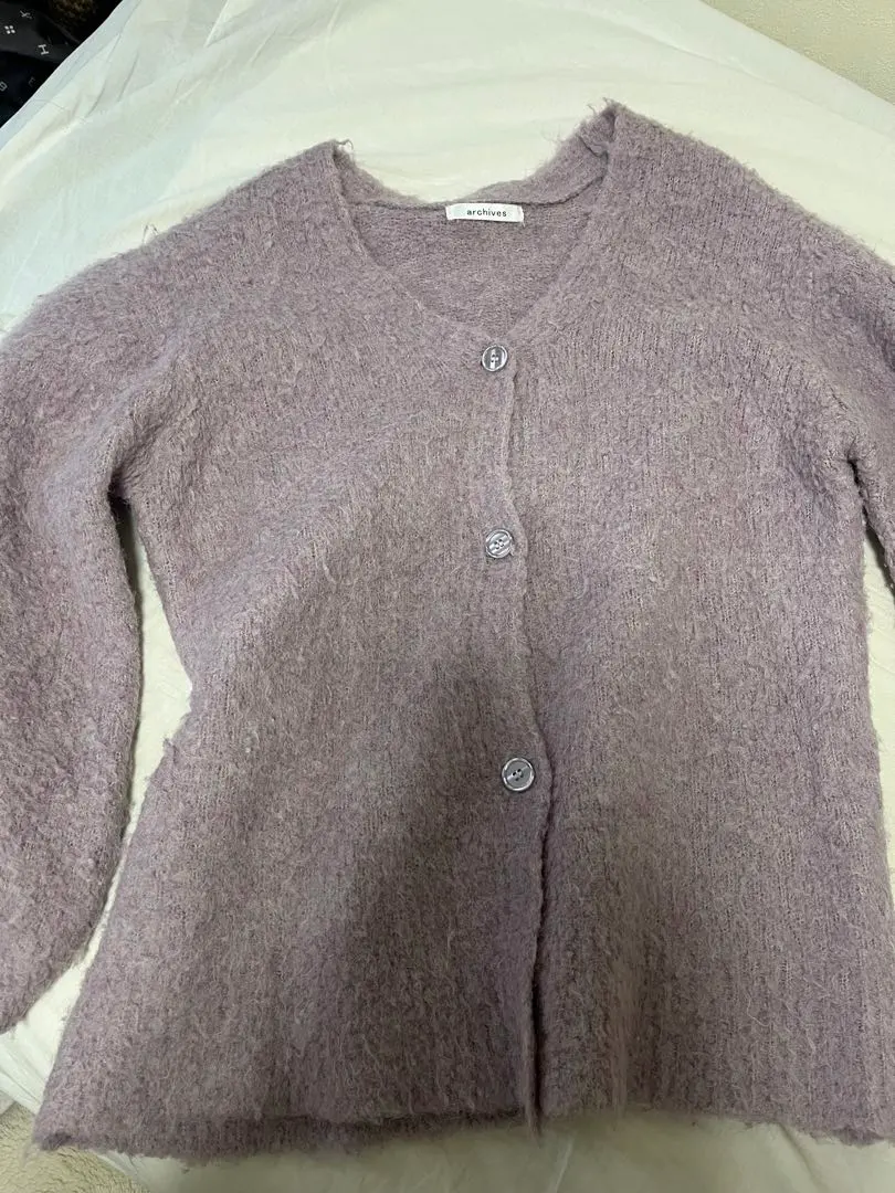 Thumbnail of archives Light Purple Button-Up Cardigan M