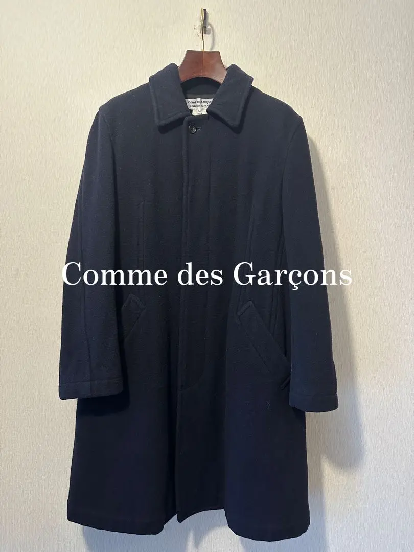 最終値下げ　コムデギャルソン　ステンカラーコート　スプリングコート　ネイビー 楽天市場】COMME des GARCONS コムデギャルソン コート ブラック