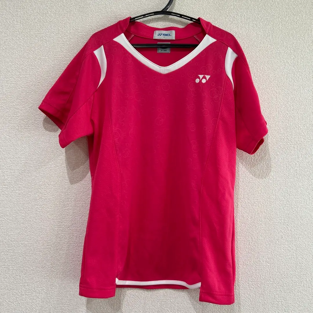 Thumbnail of YONEX Short Sleeve Shirt Pink Women's L Size