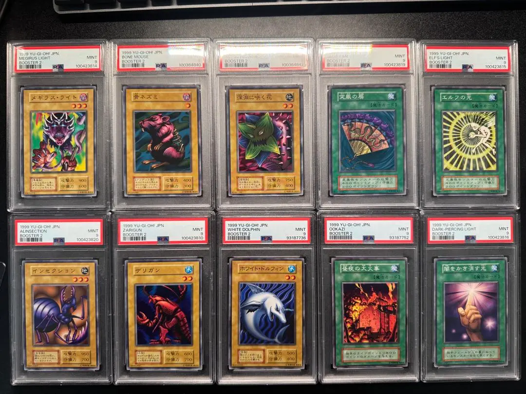 遊戯王　深淵に咲く花　初期　ブースター2   6連番　オールPSA10  ネタ枠 2025年最新】深淵に咲く花の人気アイテム - メルカリ