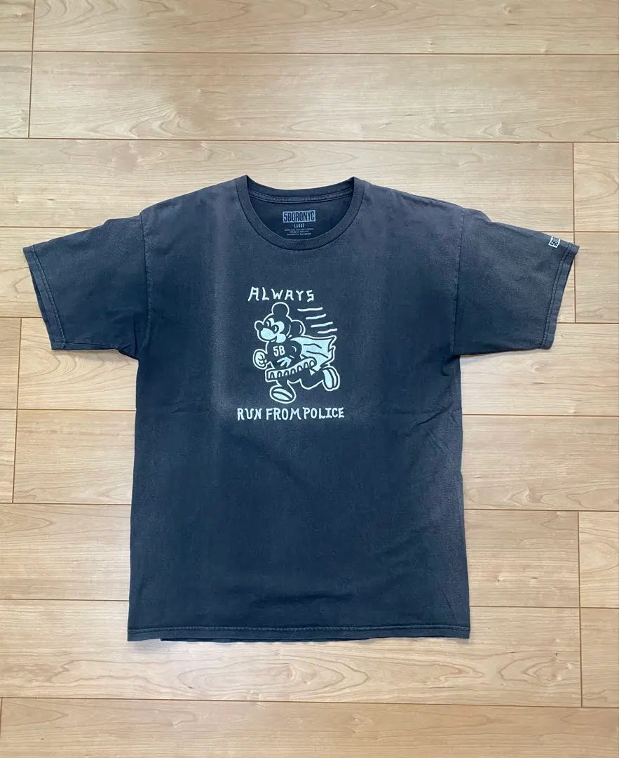 5BORO ファイブボロ Tシャツ Mサイズ YELLOW 黄色 訳あり品】スリクソン ポロシャツ メンズ 半袖 M イエロー 黄色