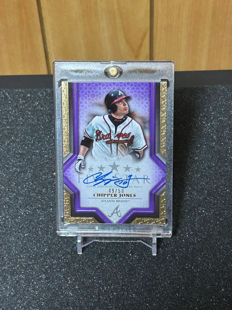 TOPPS chrome Black  チッパー ジョーンズ　直筆サイン　/50 TOPPS chrome Black チッパー ジョーンズ直筆サイン/50