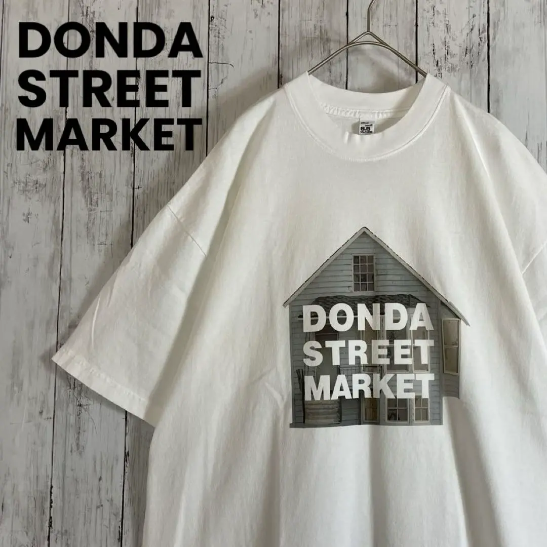 Donda Street Market Tシャツ ブラック カニエもお気に入りのドンダストリートマーケットのアイテムが