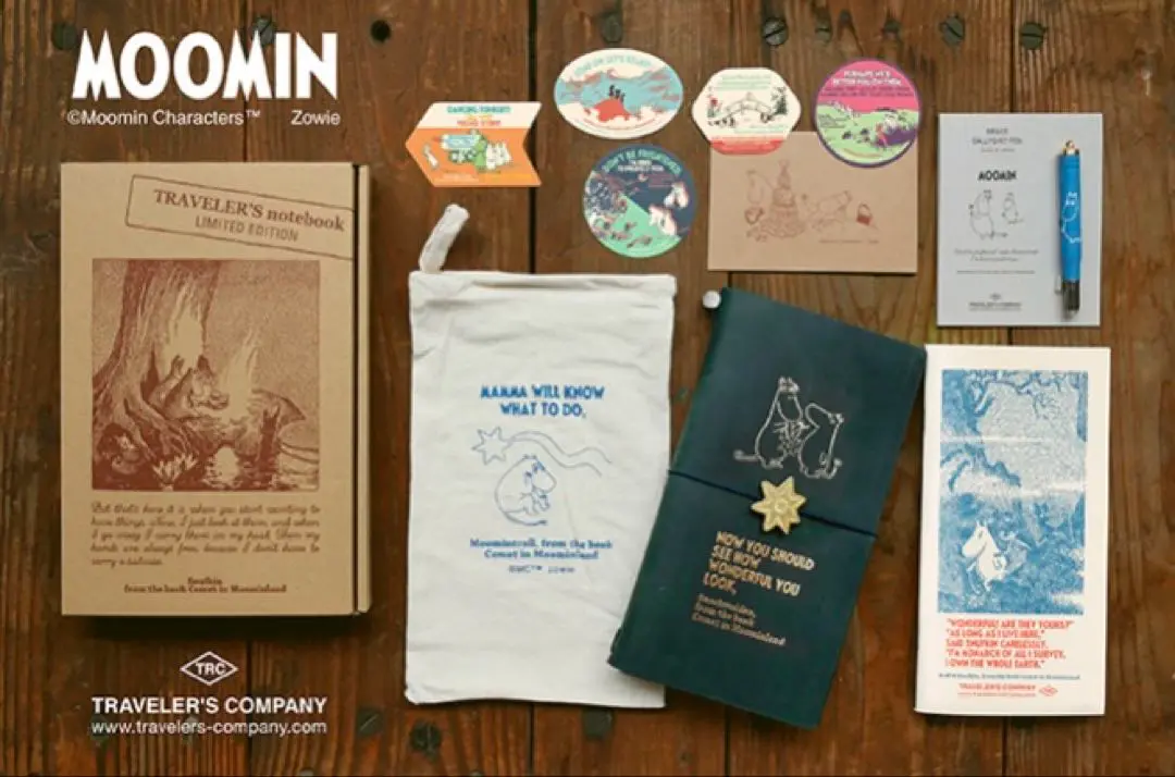 メルカリ内最安値 トラベラーズノート MOOMIN 新品未開封 新品未開封】トラベラーズノート 限定セット MOOMIN ムーミン