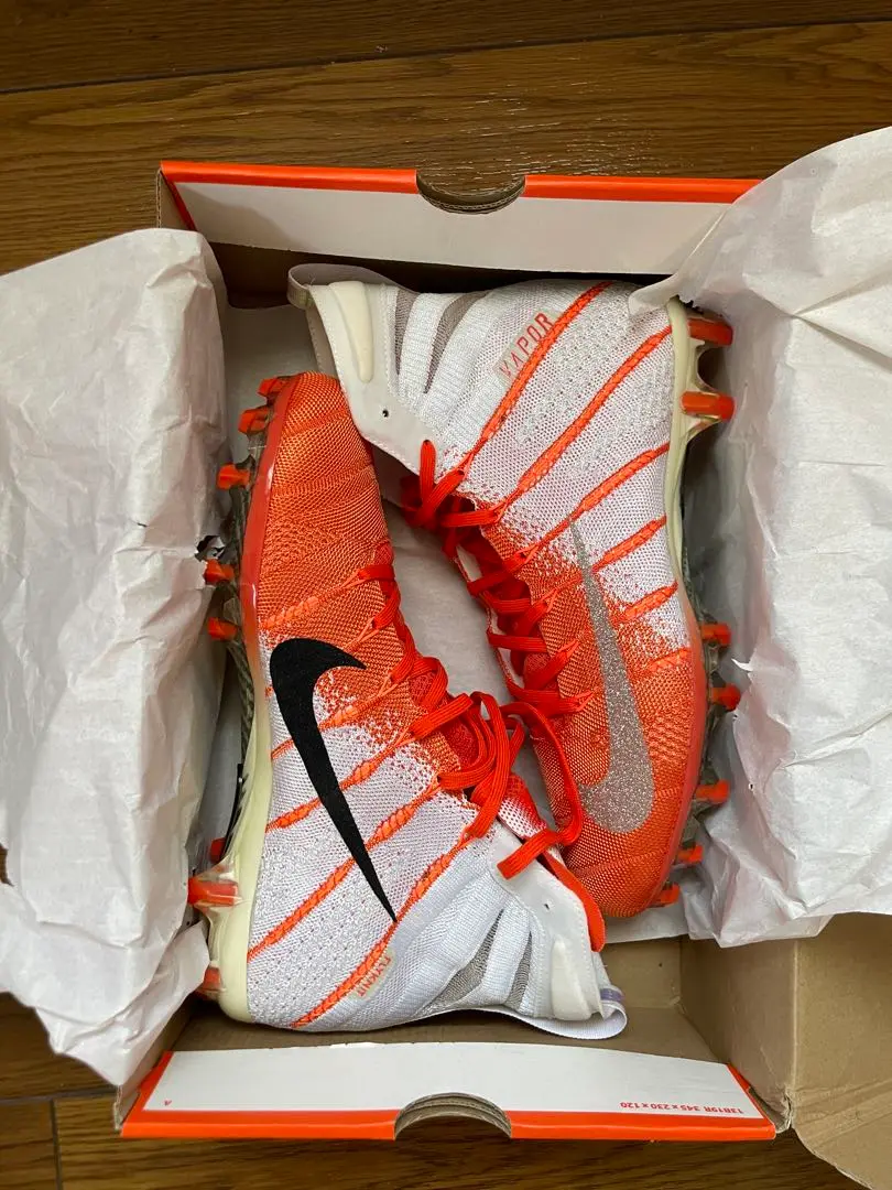 Nike Vapor Untouchable スパイク シルバー/レッド NIKE Vapor Untouchable 2 PF TD Mid Orange Black Flyweave