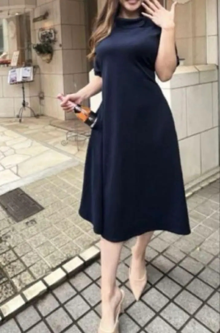 新品クラシカルポロワンピースM 定価25300円 セール】【mily bilet】品よく、可愛く。夏のときめきは