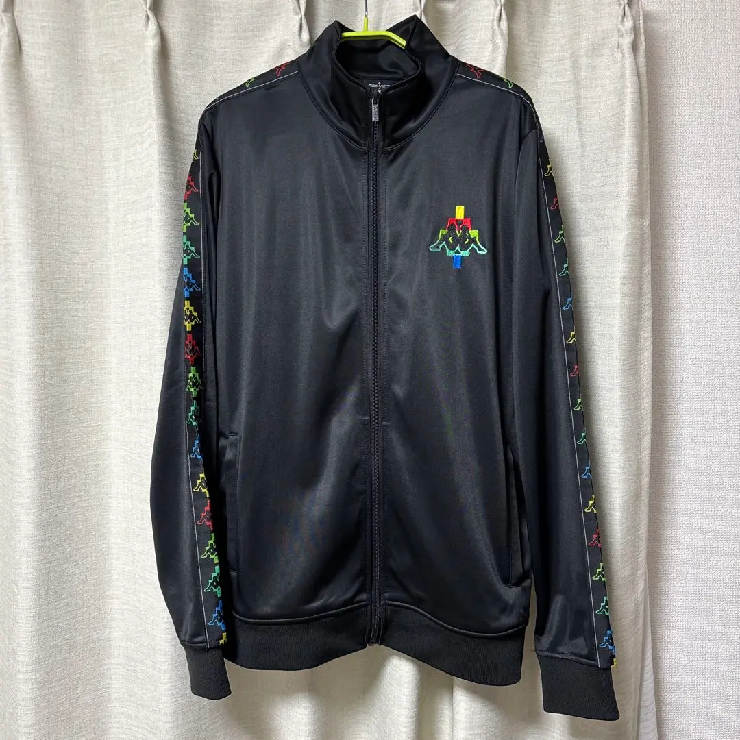 【美品】マルセロブロン×KAPPA トラックジャケット　ジャージ　L ブルー セール】Kappa（カッパ）サイドライン トラックジャケット